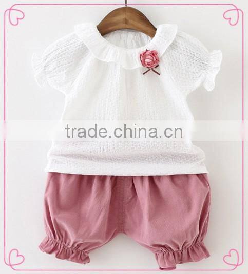 2017 latest fashion unique birthday cute breathable kids wear skirts children girl baby clothes clothing set