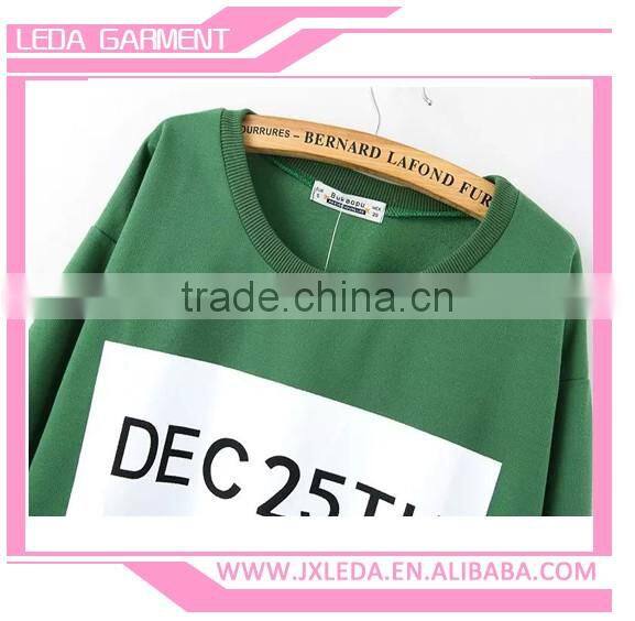 Wholesale 2016 fashion lady pullover hoodie from alibaba China manufacturer