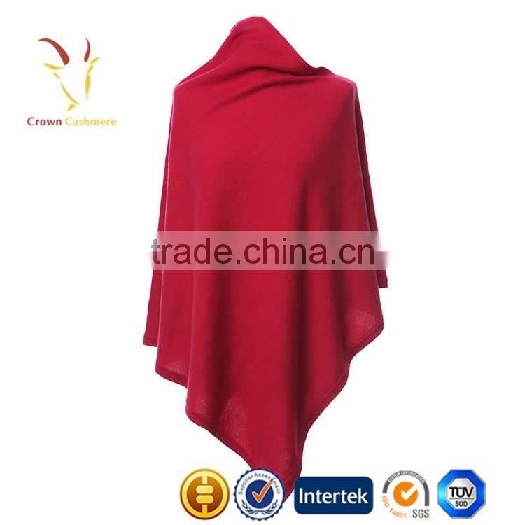 Shawl Collar Style Womens Cashmere Capes and Ponchos
