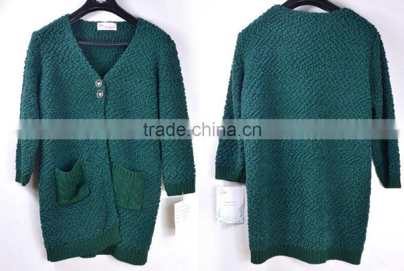 Alibaba China long knitwear autumn/winter ladies cardigan woman fashion sweater