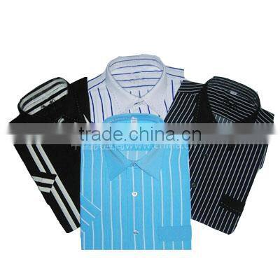 wholesale cheap mens wear non iron striped t shirt