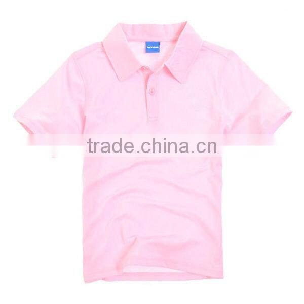 breathable and comfortable short sleeve kids polo shirts made of 100% cotton