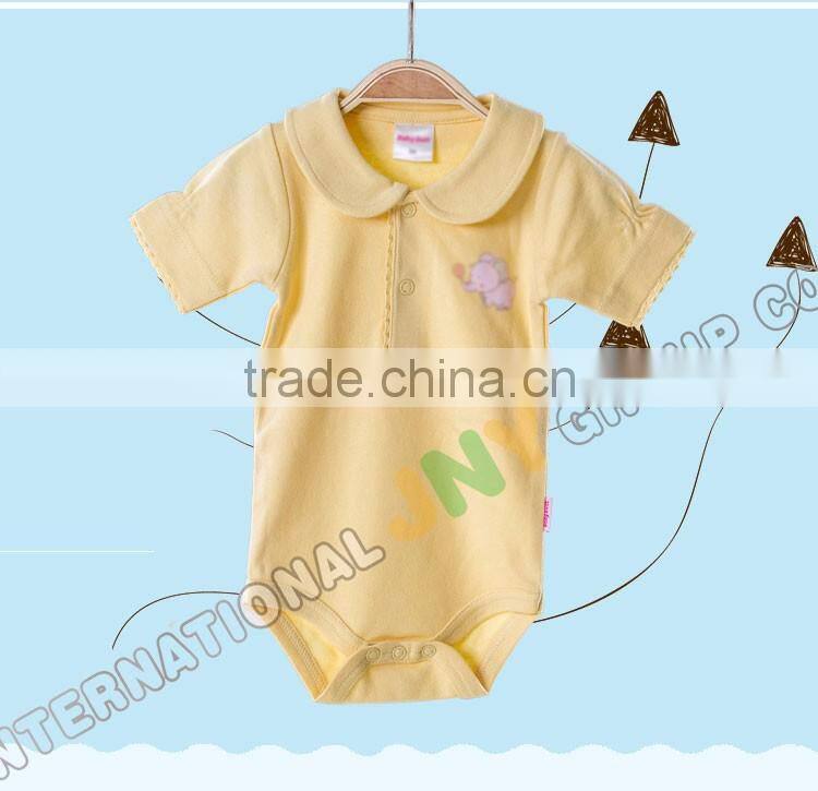 Custom printing 100% cotton plain baby onesie