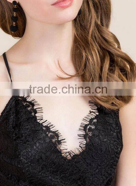 Fashion adult women lace romper pajamas onesie