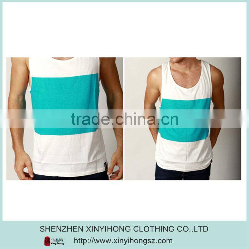 customize fashion latest design beach style tank tops for boys
