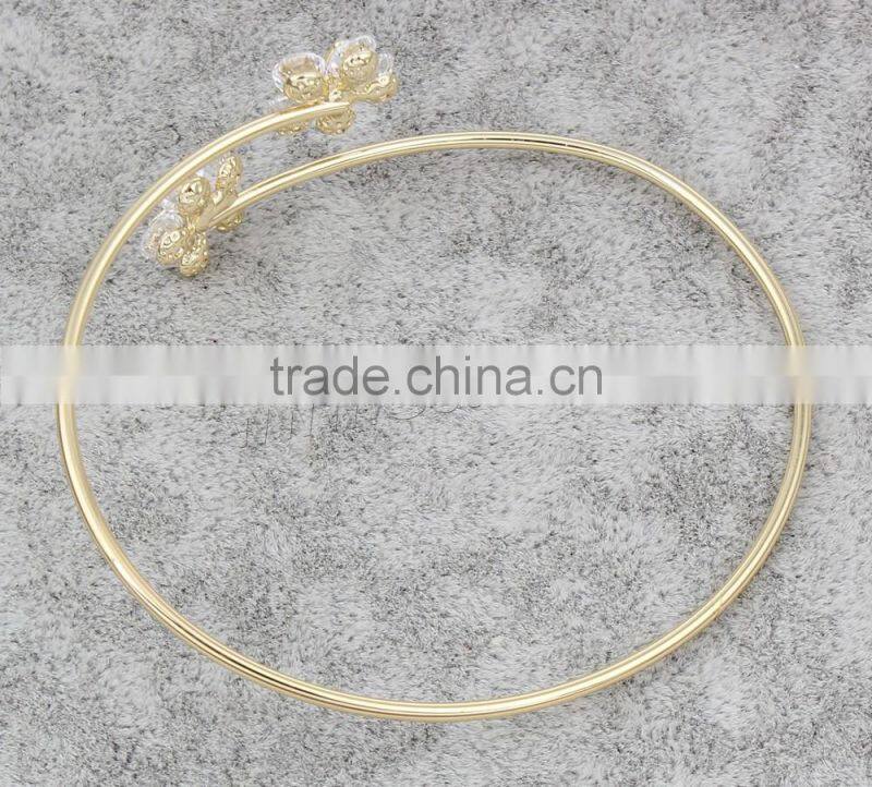 adjustable wire bangle bracelet wholesale Fashion Zinc Alloy Bangle brand bangle