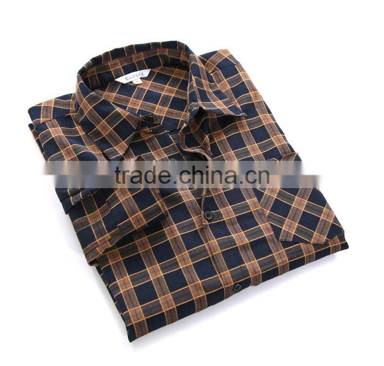 Western winter warm men plaid shirt for cheap price customsing