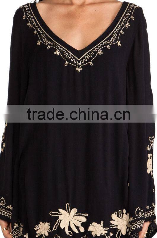 2014 New fashion latest designer western tunic design