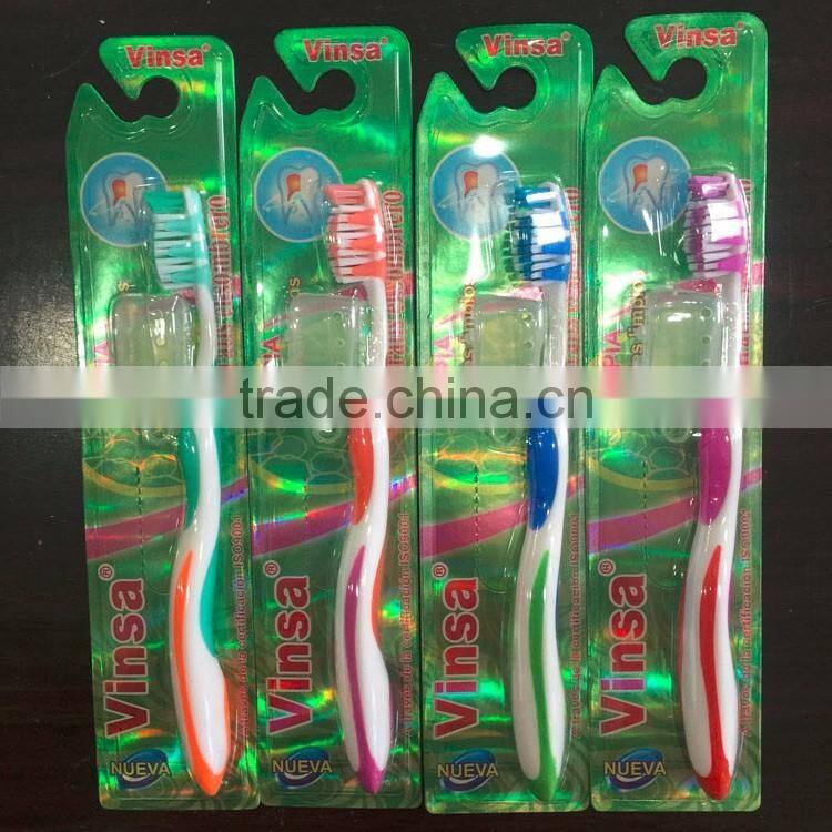 Travel Hotel Plastic Toothbrush With Cap