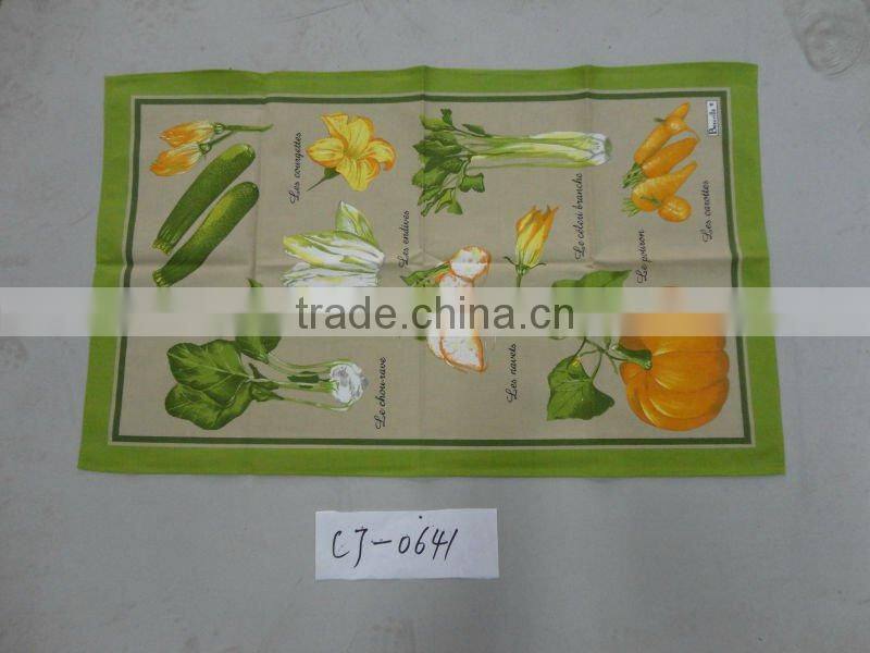 screen printed tea towel