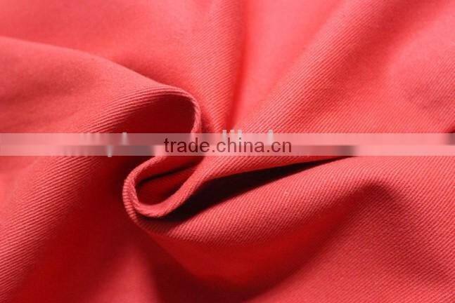 100 cotton plain dyed drill fabric