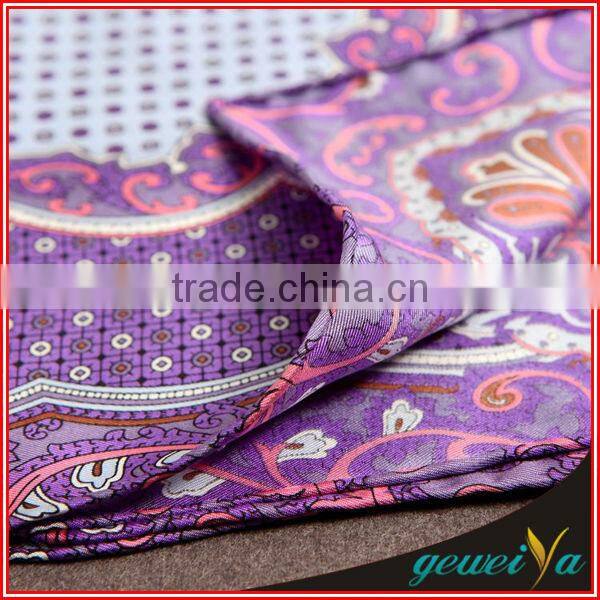 Gentleman Twill Silk Printed Fancy Handkerchief