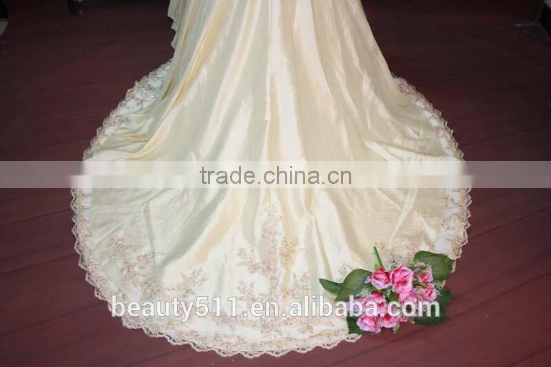 IN STOCK Off-The-Shoulder wedding dress sleeveless flower ball gown bridal dresses SW111