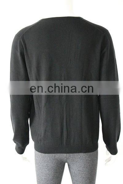 China factory directly supply sport style solide color cashmere cardigans for men