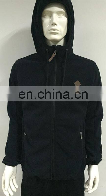 2016 Casual Black Jacket with hood for 2015