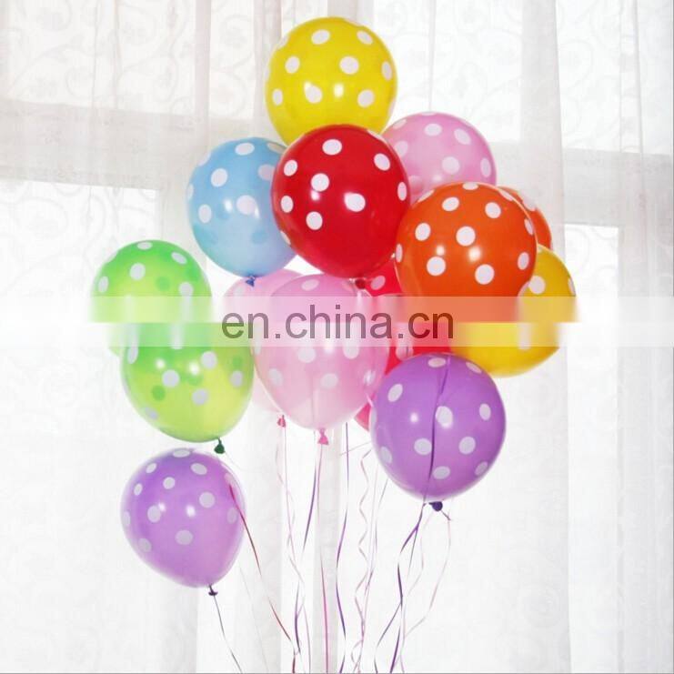 Christmas & new Year decoration balloon metallic polka dot balloon