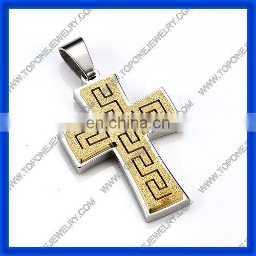 2014 jesus special stainless steel israel cross pendant best China manufacturer