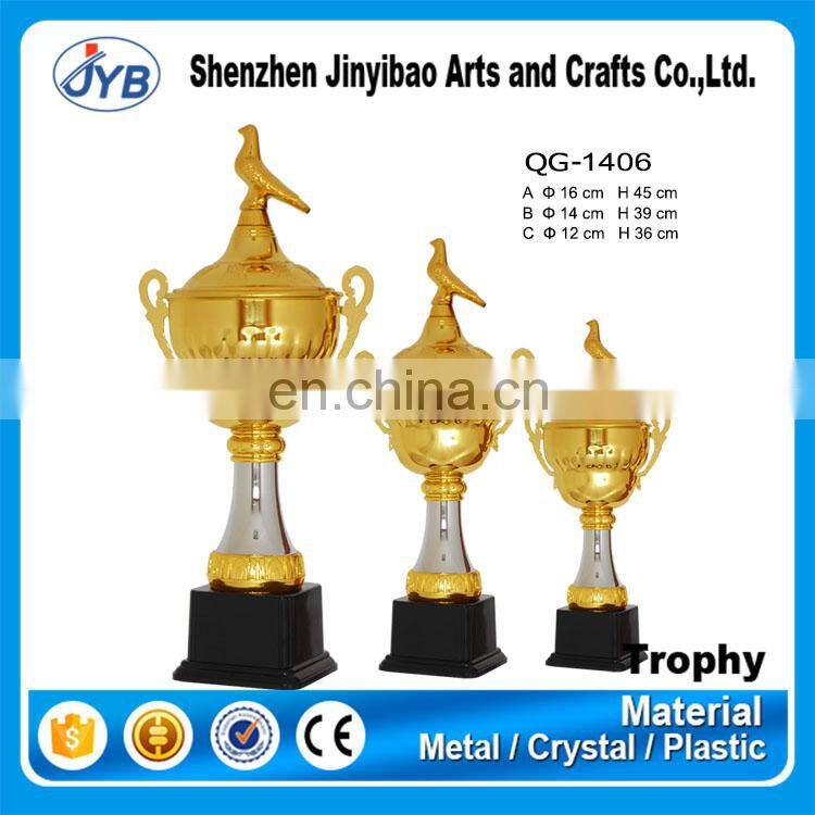 Extra large Football/basketball Sports Gold Metal Trophy Cups