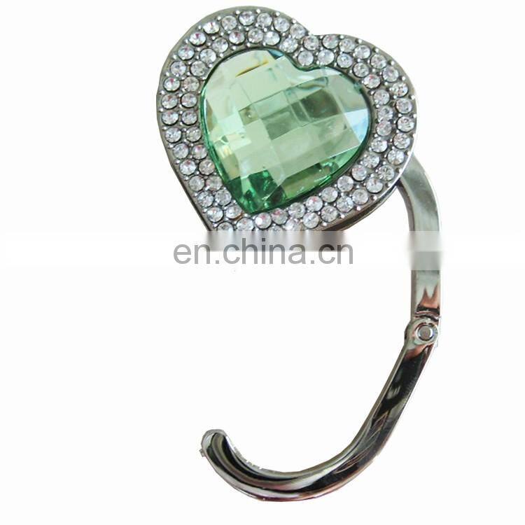 Custom foldable table bag hook hunger for ladies hand bag purse