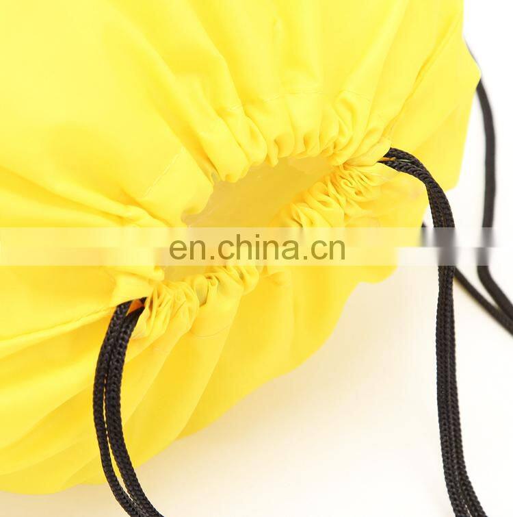 Custom polyester anime drawstring sport backpack bag for basketball