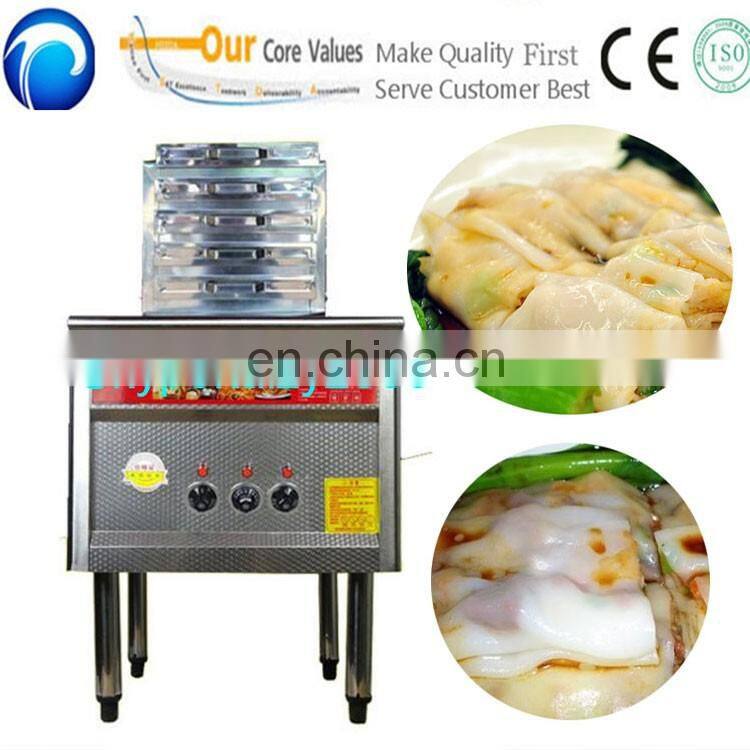 kitchen cooking stainless steel electric commercial rice roll steamer/rice noodle roll machine