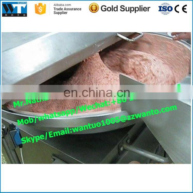 Commercial high speed meat chopper bowl cutter machine