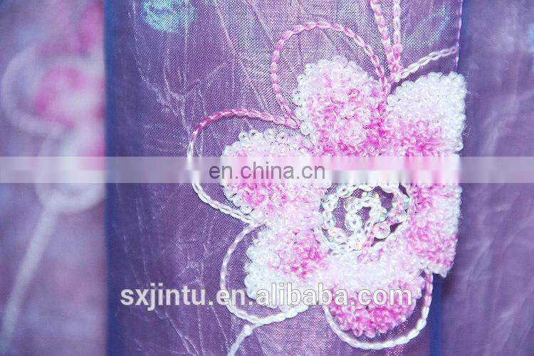 Embroidered curtains The finished product curtain