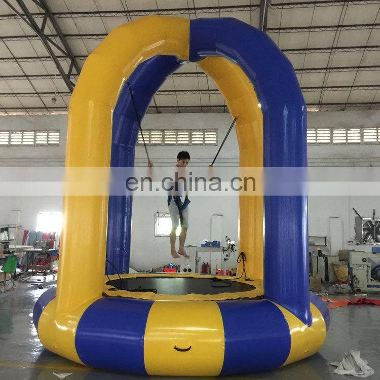 Euro Inflatable Bungee Jump Just Fun Kids Jumping Inflatables Trampoline For Sale