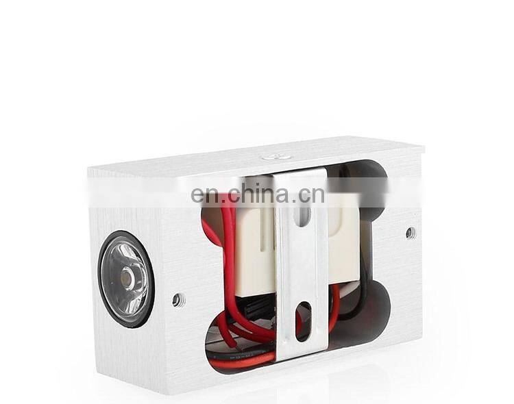 Creative Square Aluminum Decorative LED Wall Lamp Bedroom Bedside Wall Lamp For Staircase Corridor