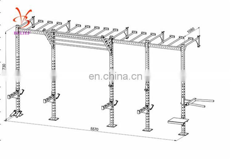 Crossfit fitness equipment rig power cage