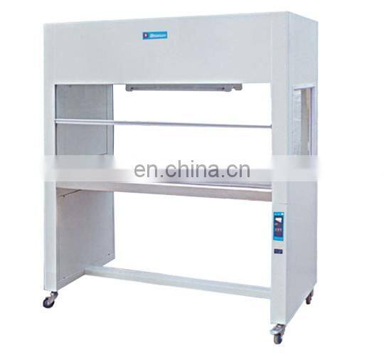 Lab equipment air pollution laminar flow in microbiology clean bench