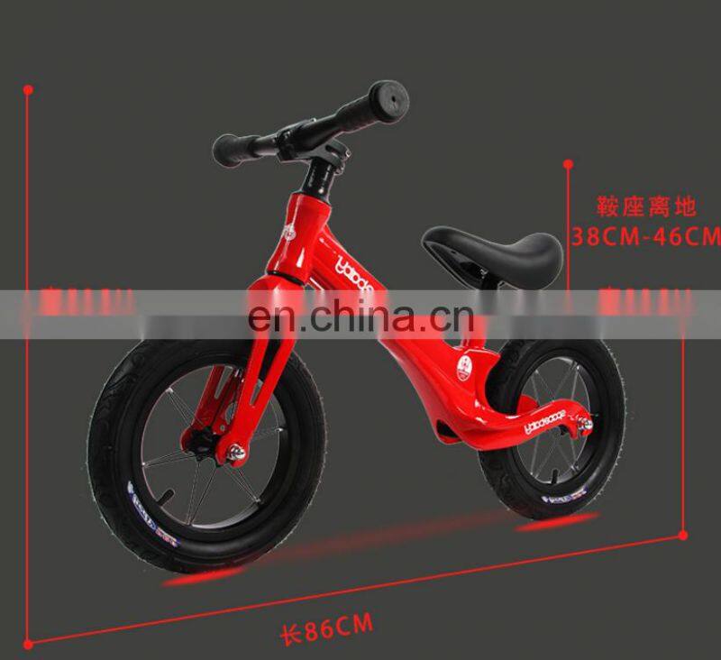 12 inch air wheel steel frame children balance bike for 2-5 years old kids