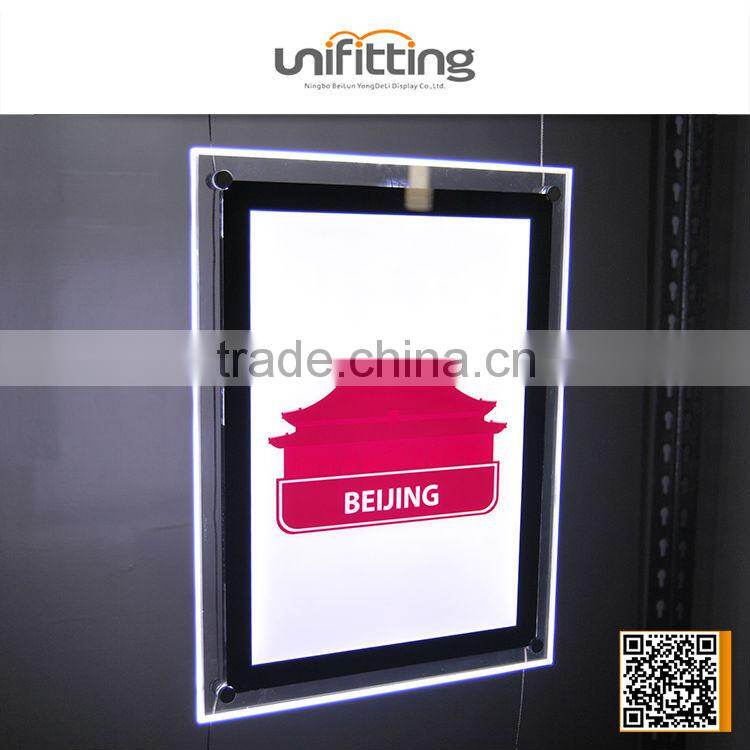 Outdoor street advertising Frameless Led Light Box