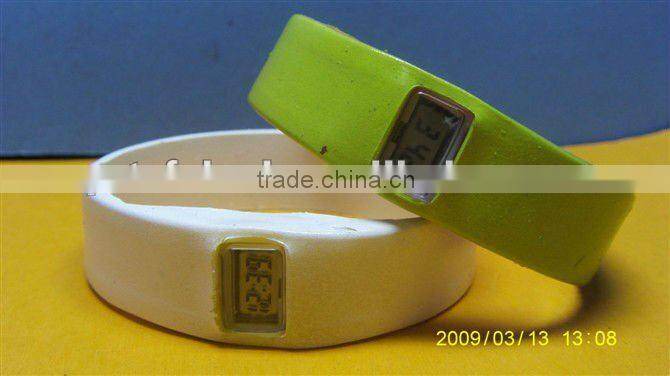 Custom Hot sale logo silicone watch for silicone o clock watch