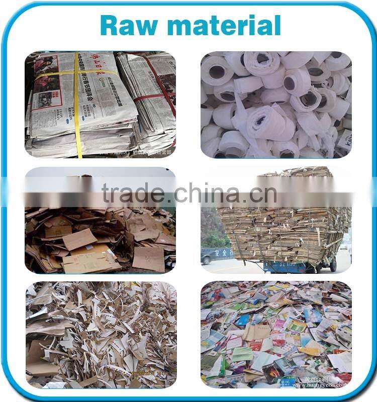 Custom small capacity waste paper egg tray forming machine with six layer metal