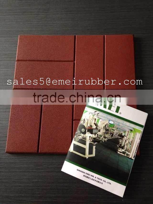 rubber patio tiles