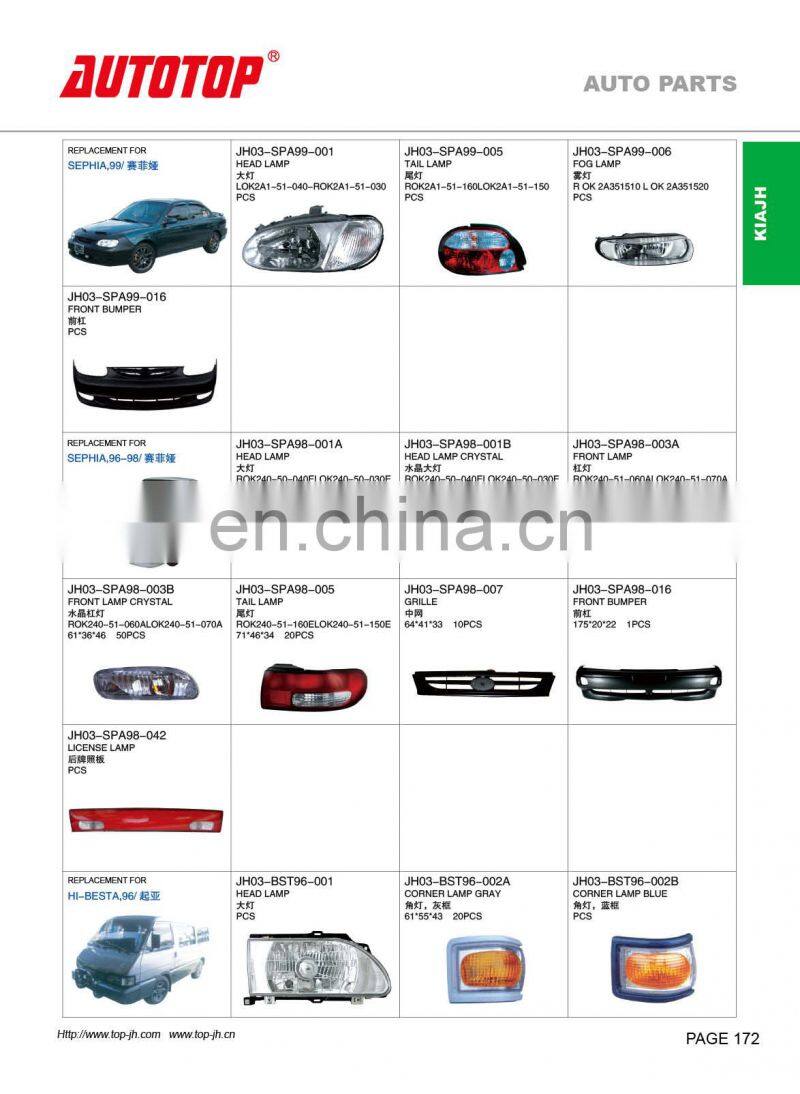 CARVAL/JH/AUTOTOP AUTO PARTS FOR KIA HI-BESTA 96