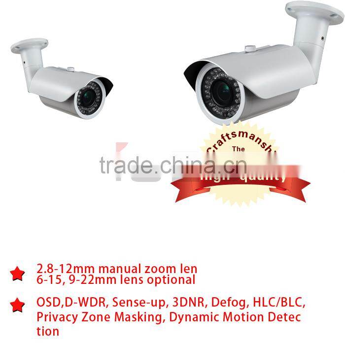 Best 1.3 megapixel 60m ir video security camera waterproof Sony sensor bullet AHD cam
