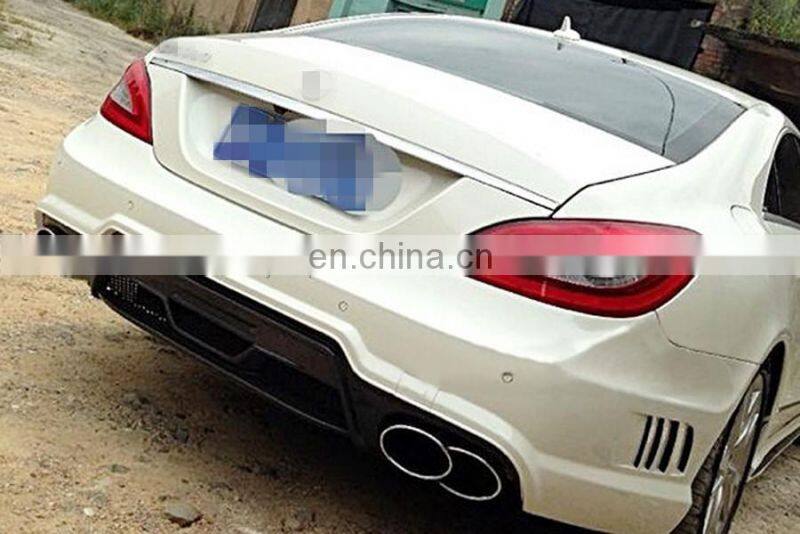 W Style W218 Fiberglass Rear Racing Bumper for Mercedes Ben z W218 11-13
