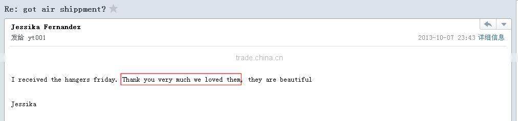 YT velvet clothes hanger velvet flocked hanger with metal logo