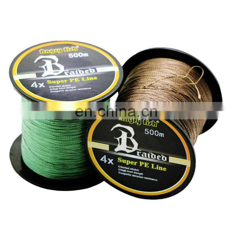 High Strength Super Power Saltwater Fishing Wire 4 strand braid fishing line 500m fishing line
