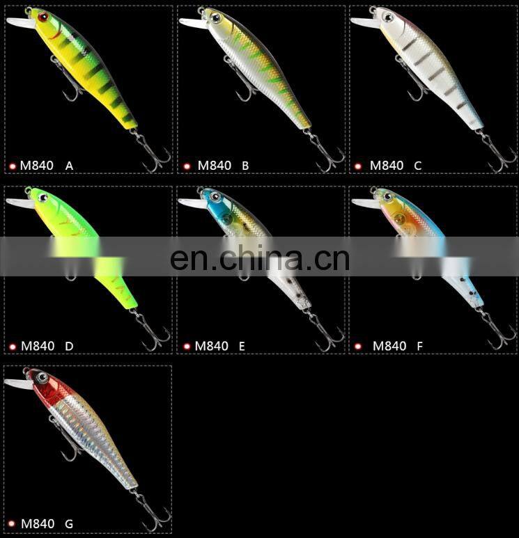 handmade 8.5cm 9.1g artificial bait fishing lure freshwater saltwater hard plastic fishing lure floating minnow fish lure