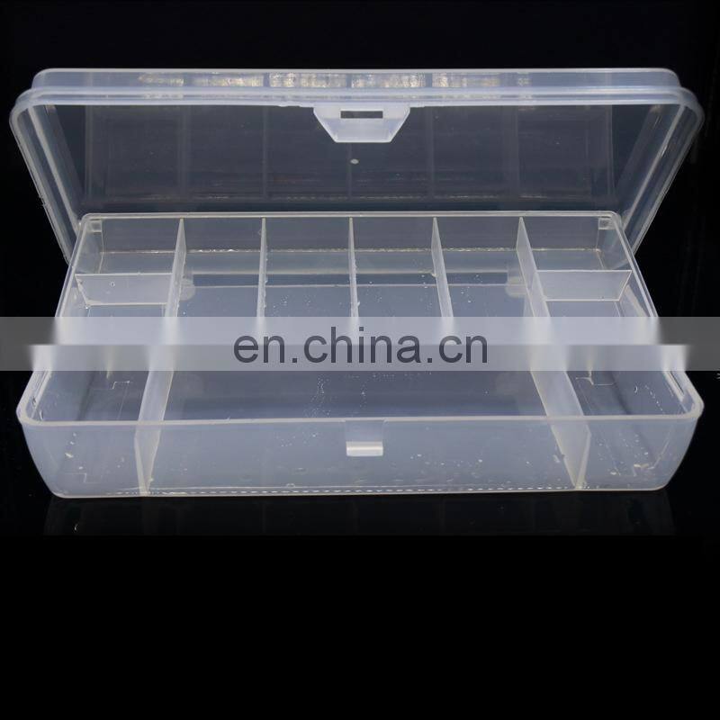 Adjustable Plastic Fishing Lure Hook Tackle Box Storage Case Portable Tackle Multifunctional Organizer two -double Fishing Boxes