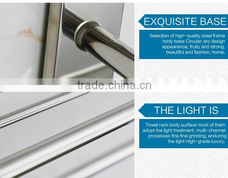 WESDA stainless steel bathroom hang towel rack hanging shower rack