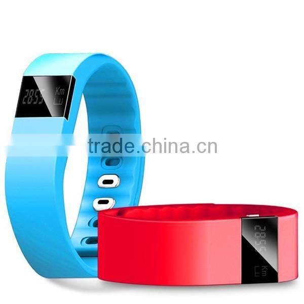 2015 factory supply tw64 intelligent fitness pedometer bluetooth smart wristband, smart sport bracelet, sport bluetooth bracelet