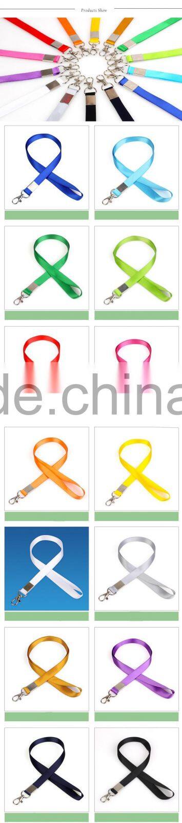 cheap silk screen printing work id card holder lanyard / business card holder lanyard