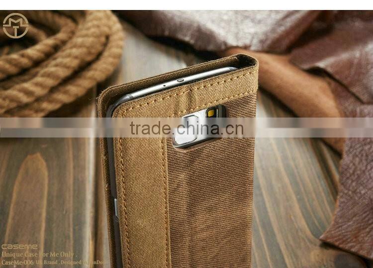 For Samsung Galaxy S6 Case, Book Style Flip Leather Case Cover for Samsung Galaxy S6