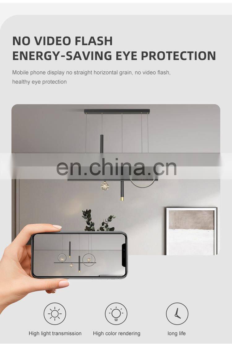 Factory direct Indoor Luxury Decoration Iron Silicon Glass Living Room LED Modern Chandelier Light