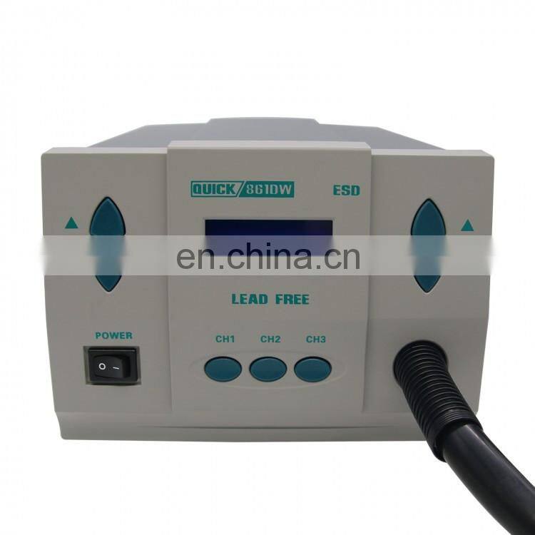 High-Power Hot Air QUICK Soldering 861DW 1000W 220V Digital Rework Station