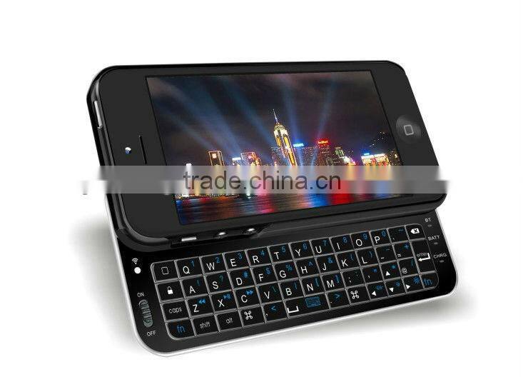 Portable Mini Slideing Bluetooth Keyboard for iphone5